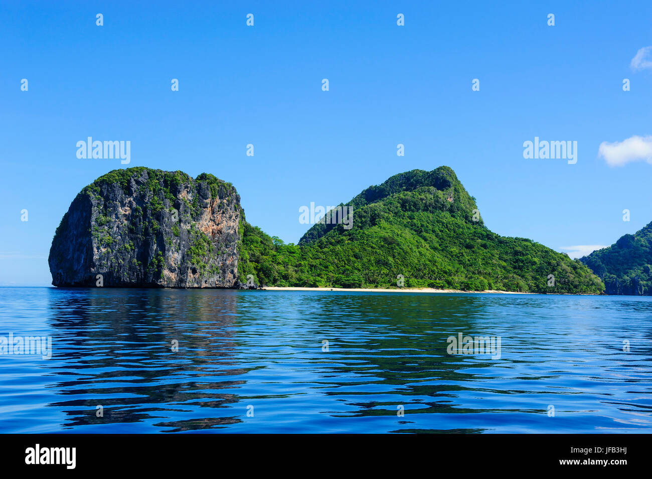 The Bacuit archipelago, Palawan , Philippines Stock Photo