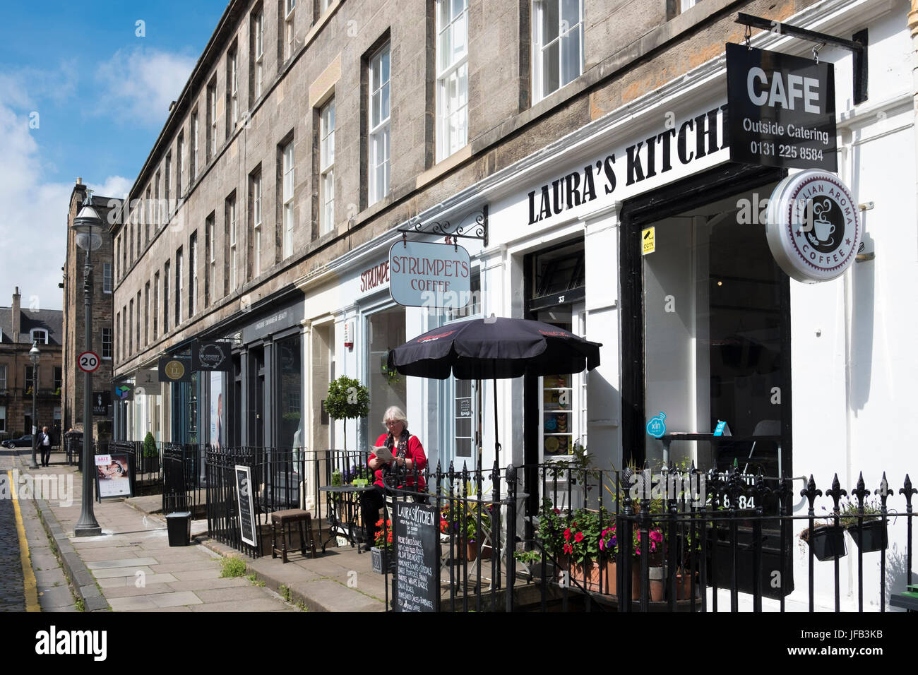 Shops in William Street, Edinburgh Stock Photo Alamy