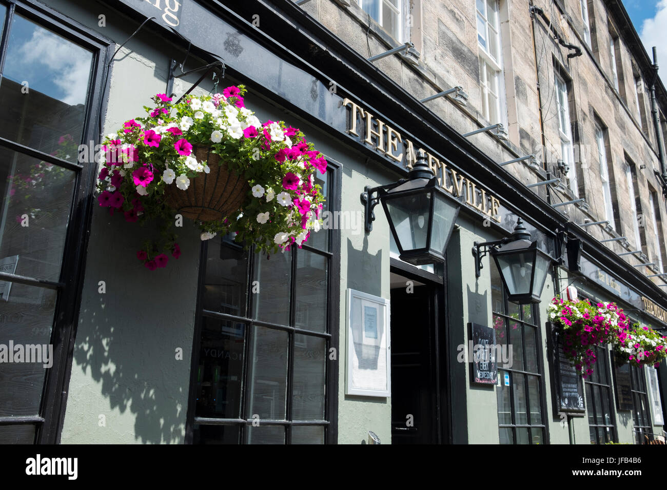 The Melville Bar in William Street, Edinburgh Stock Photo Alamy