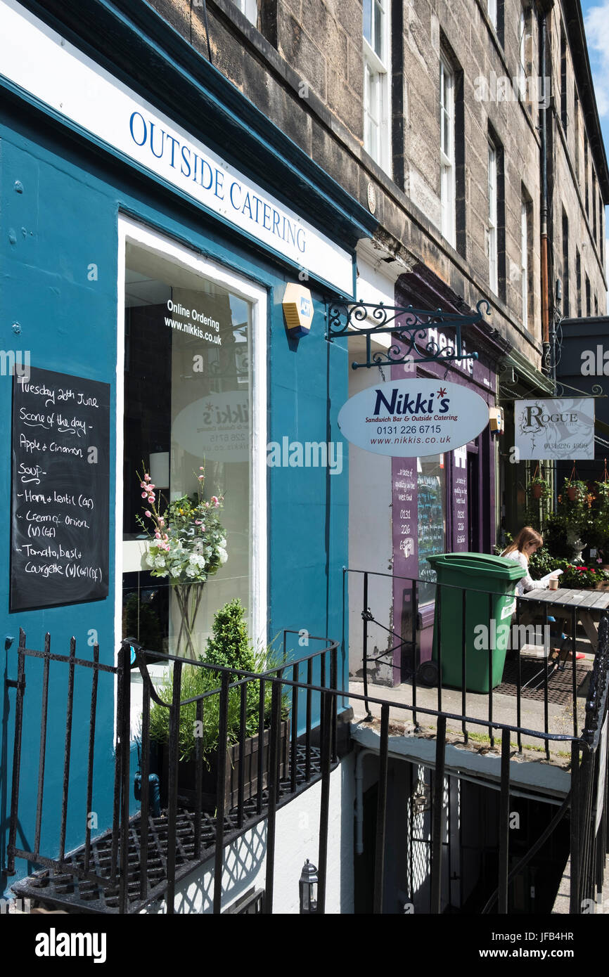 Shops in William Street, Edinburgh Stock Photo Alamy
