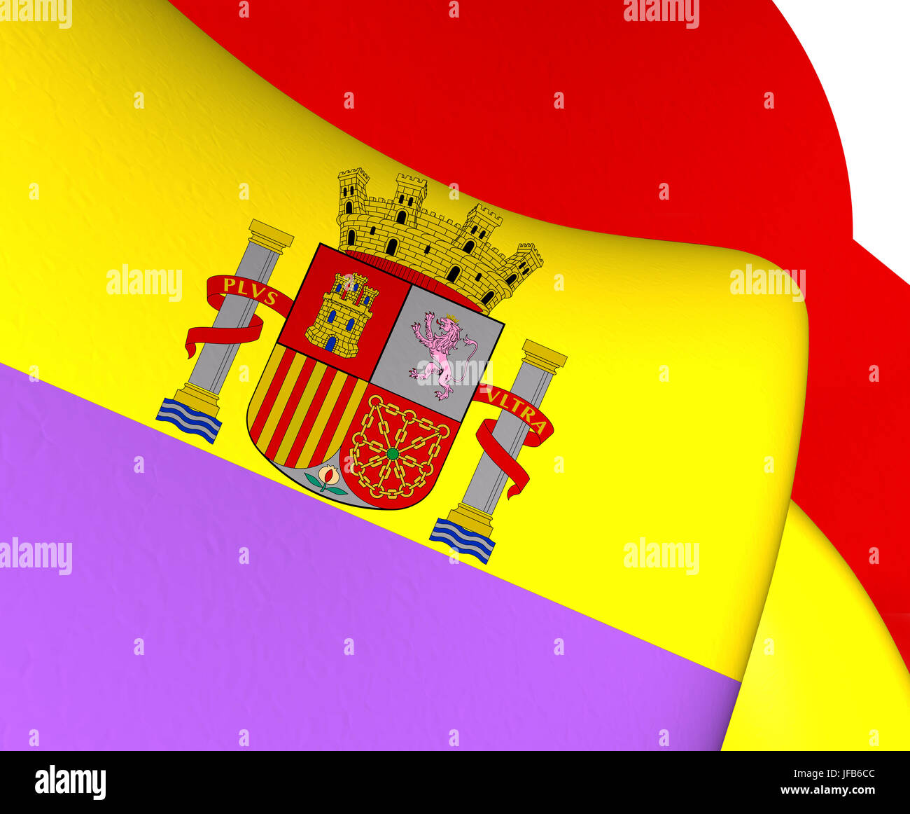 Flag of Second Spanish Republic Stock Photo Alamy