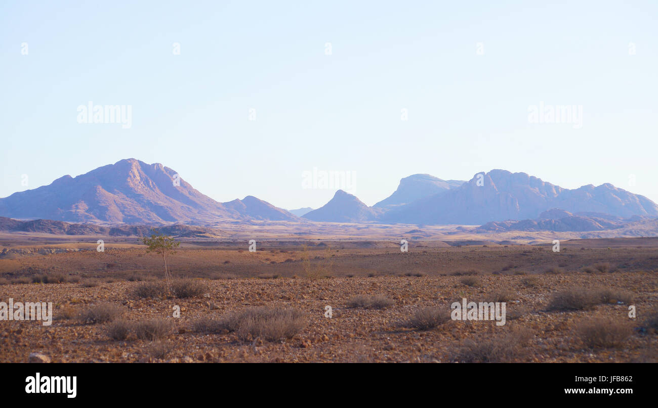 mountains in Namibia Stock Photo