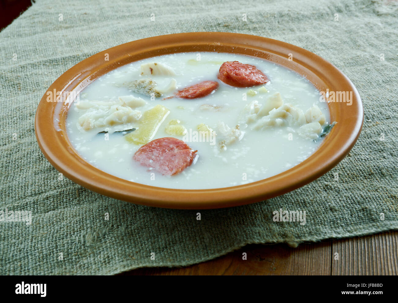 Perch Chowder Recipe Rustic perch hi-res stock photography and images - Alamy