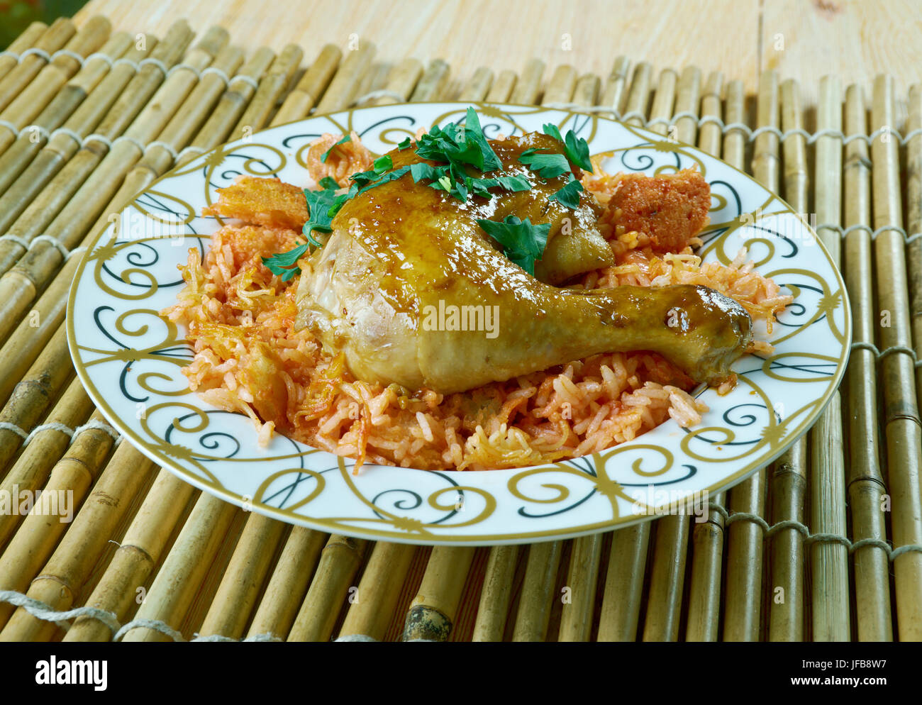 Egyptian Faatah Rice Stock Photo - Alamy