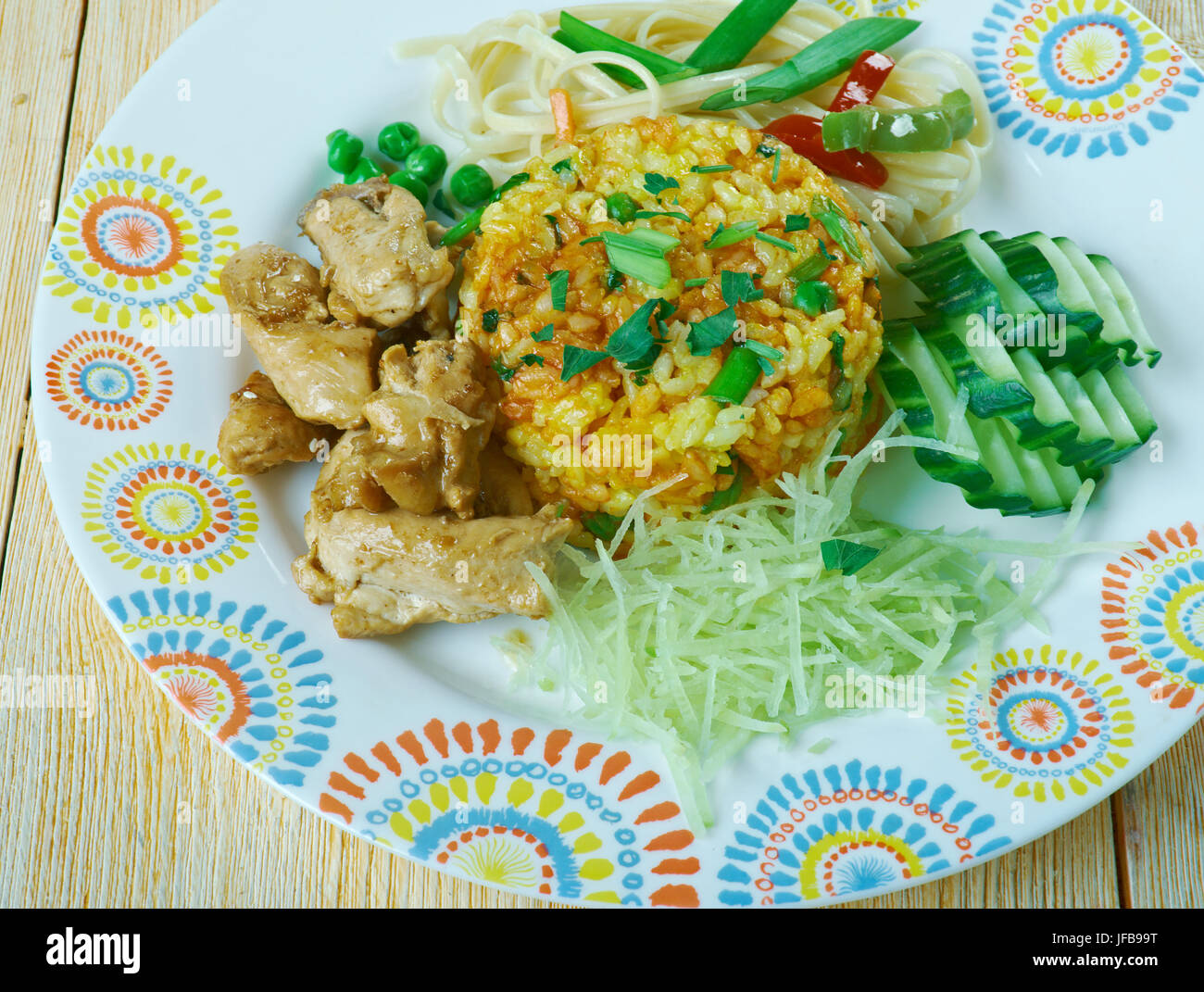 Khao khluk kapi Stock Photo Alamy