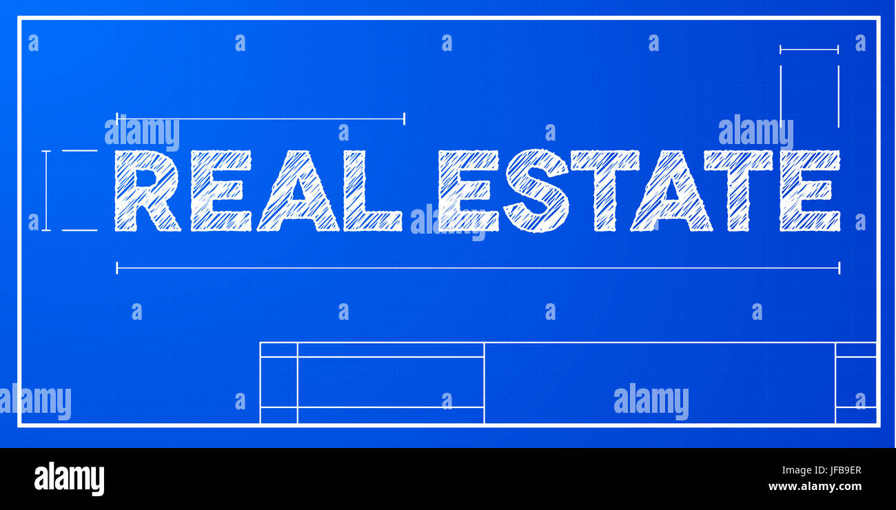 blueprint real estate Stock Photo Alamy