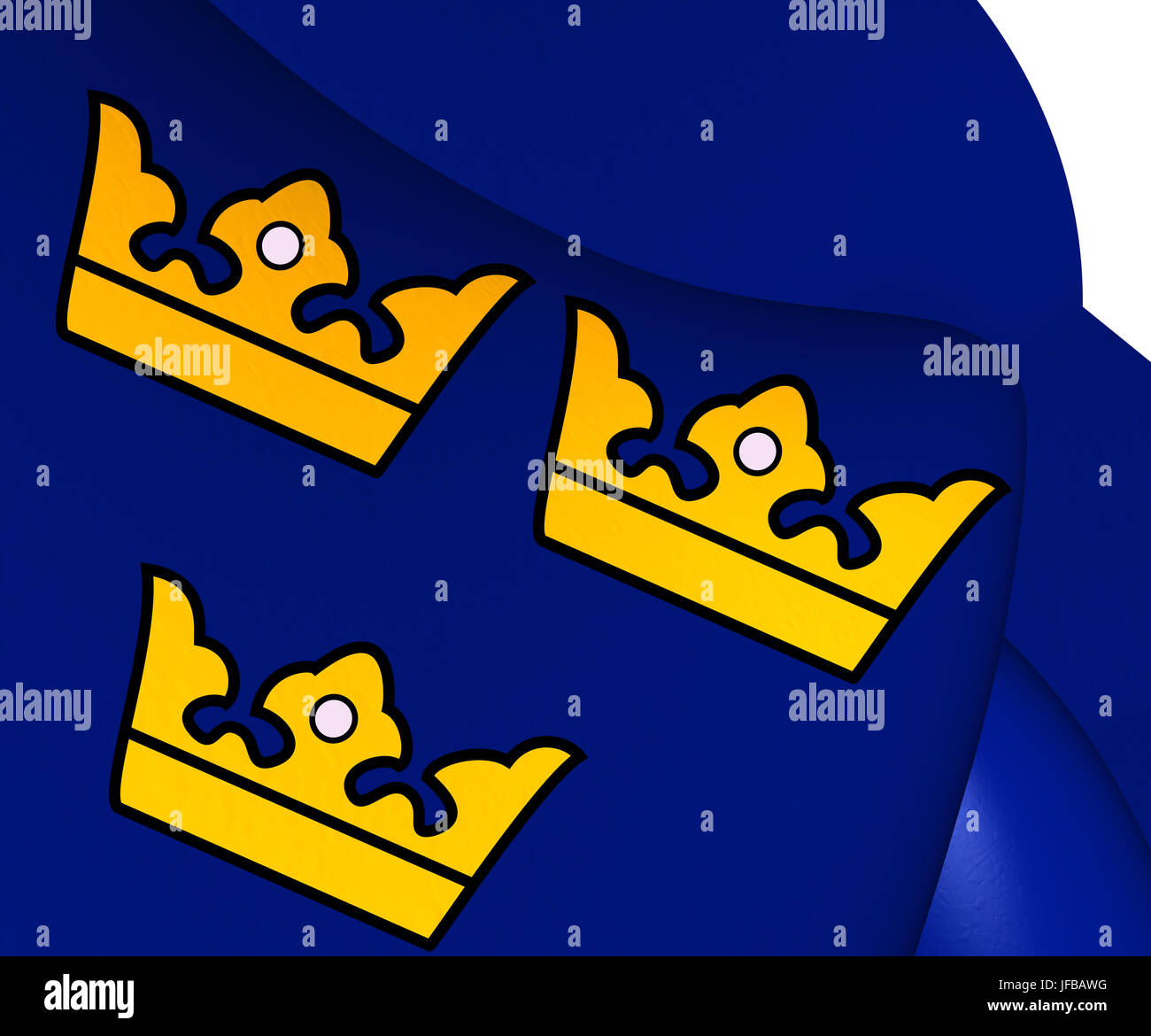 Three Crowns (Sweden Stock Photo Alamy