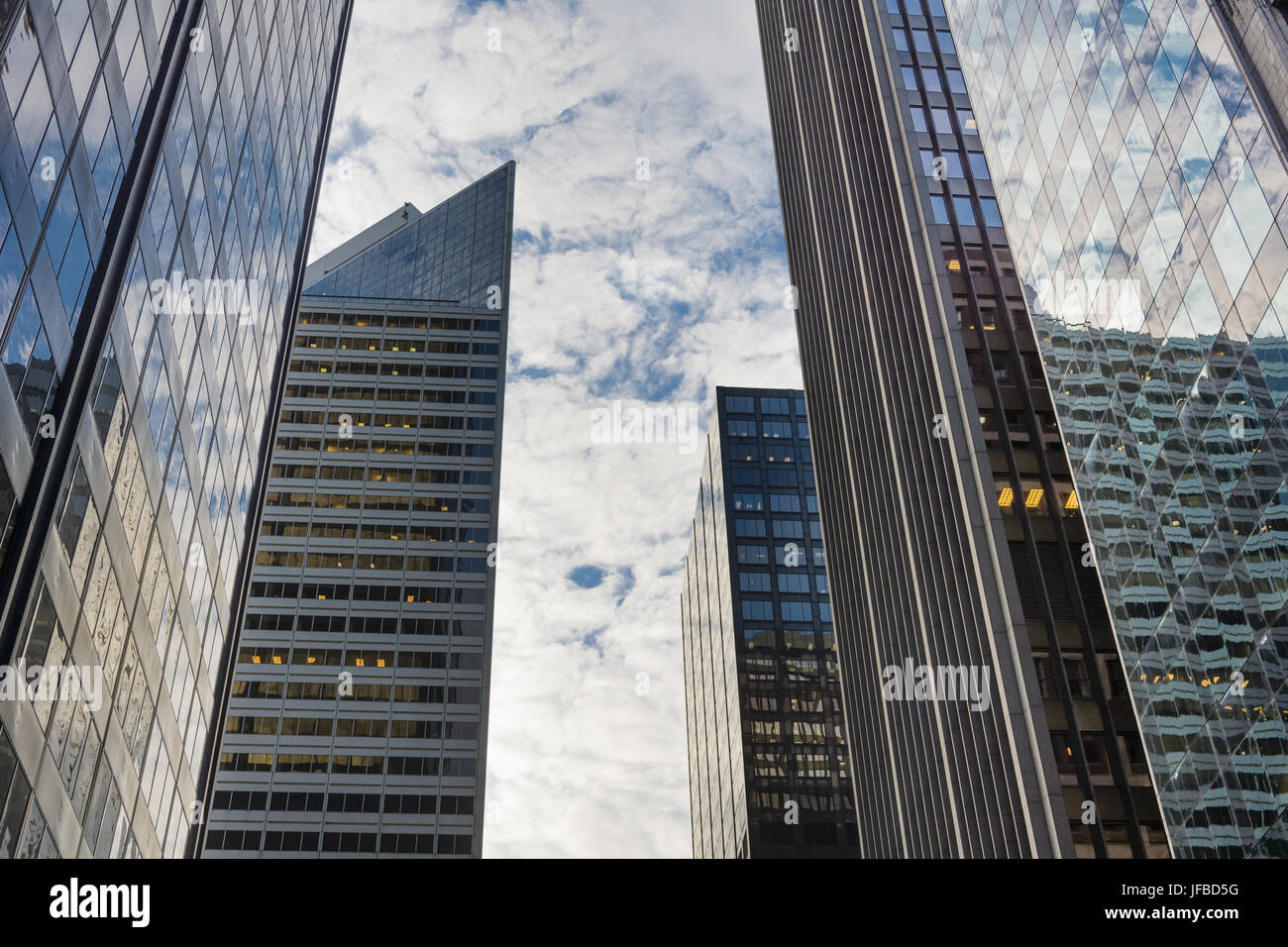 Chicago downtown skyscrapers Stock Photo - Alamy