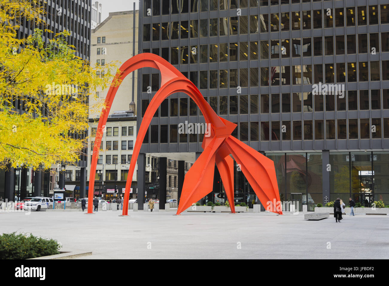 Red sculpture chicago hires stock photography and images Alamy
