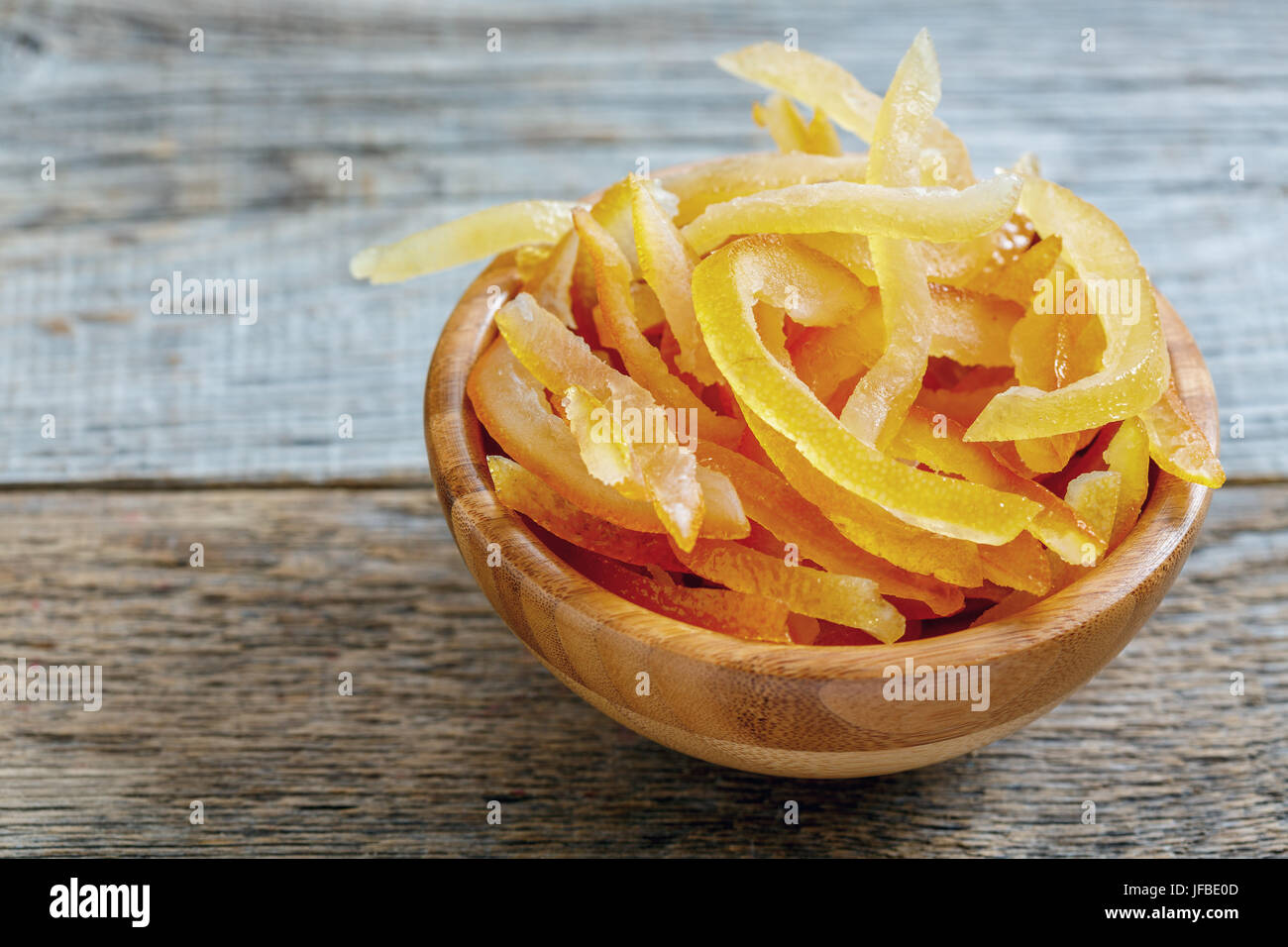 Candied orange and lemon peels closeup Stock Photo Alamy