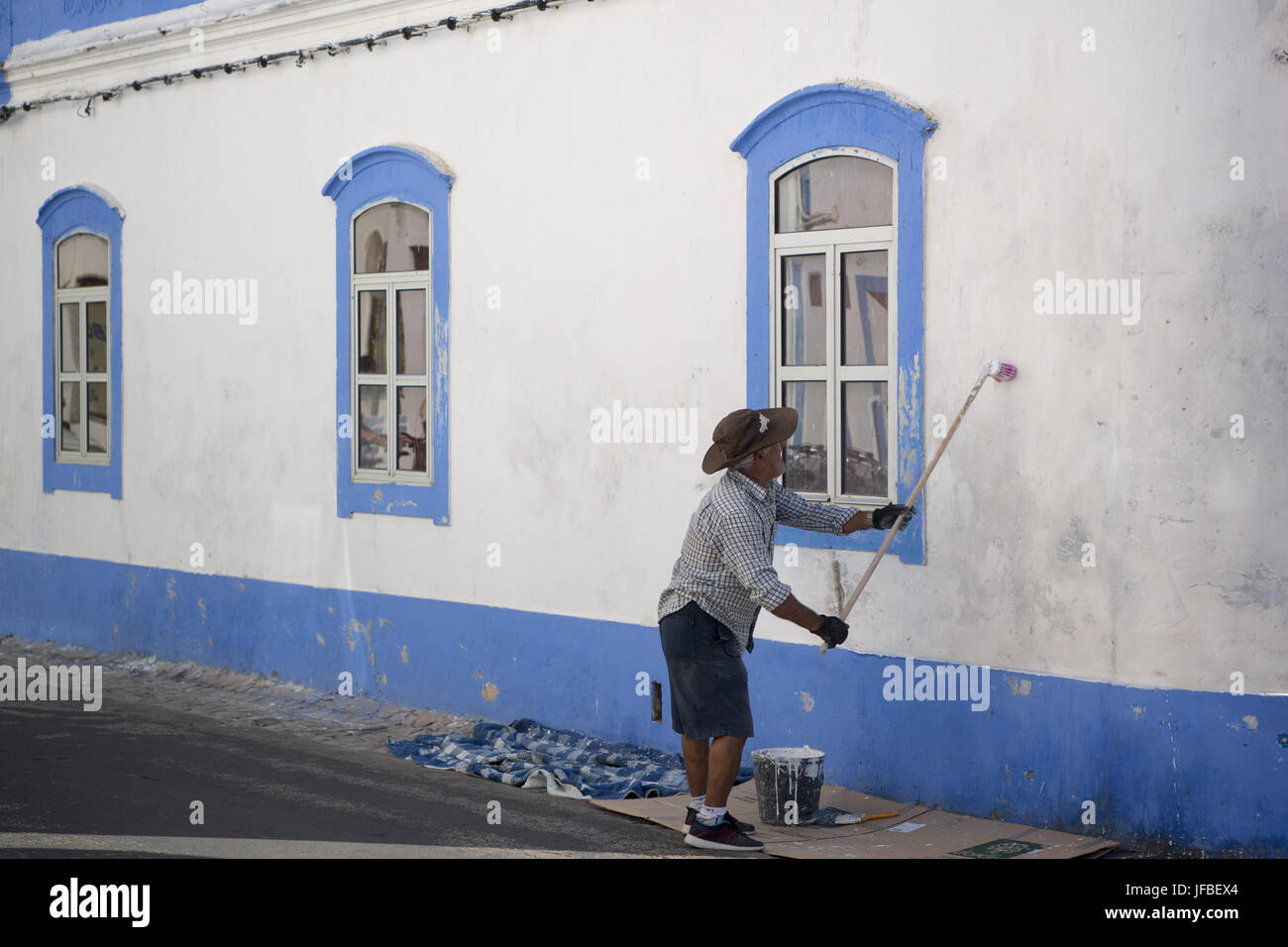 EUROPE PORTUGAL ALGARVE CABANAS TOWN Stock Photo Alamy
