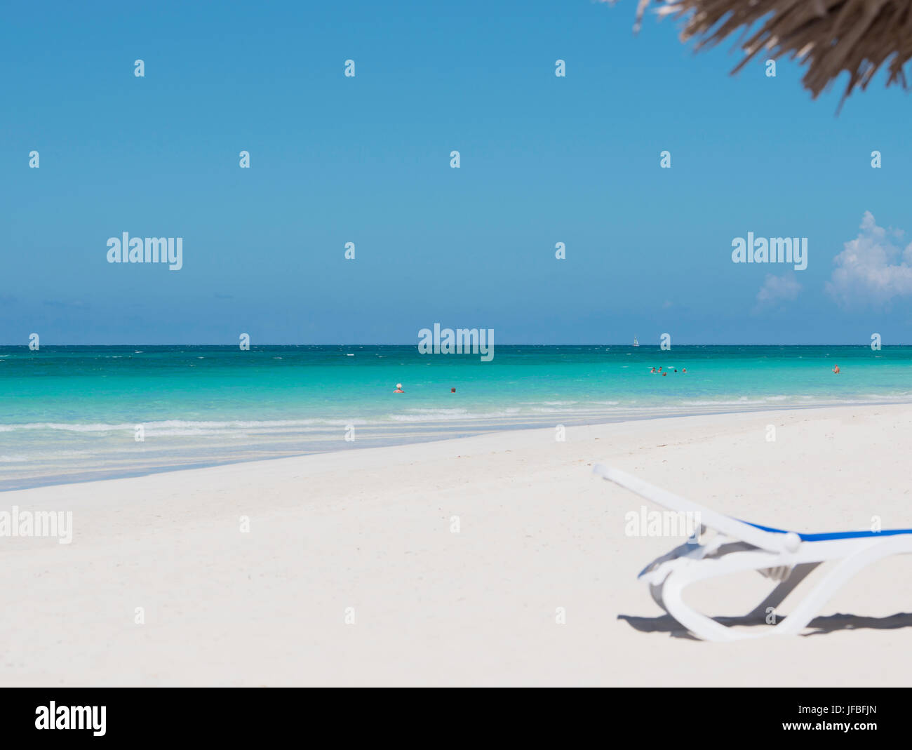 Caribbean woman on beach hi-res stock photography and images - Alamy