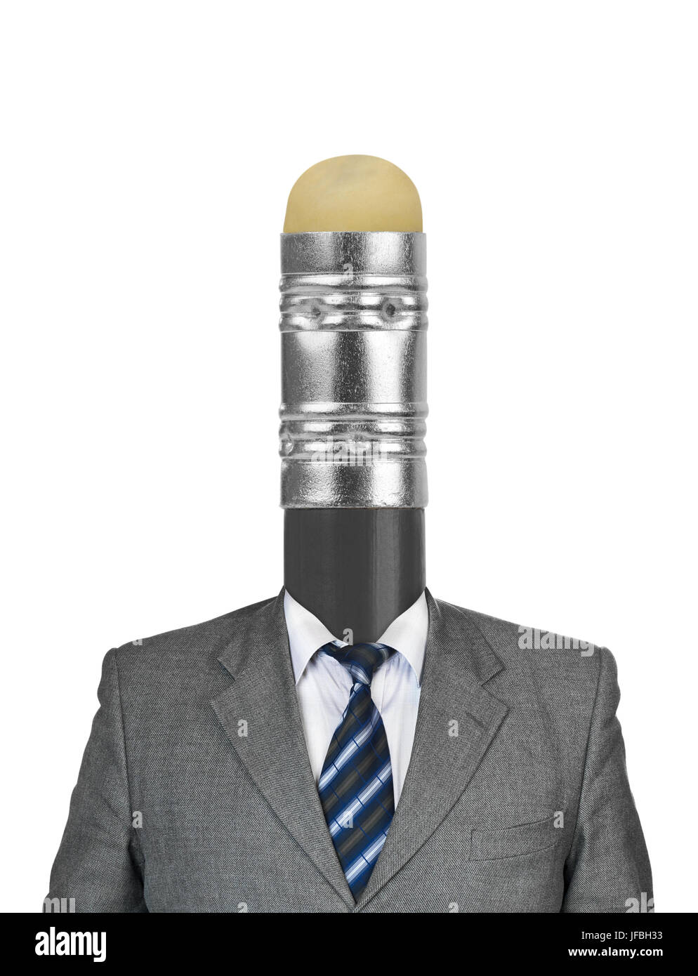 Pencil instead head Stock Photo Alamy