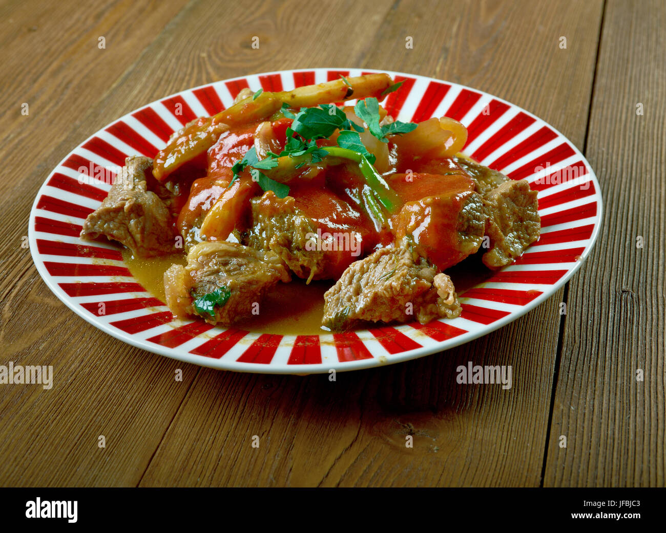 Moroccan Tagine Makfoul Stock Photo Alamy