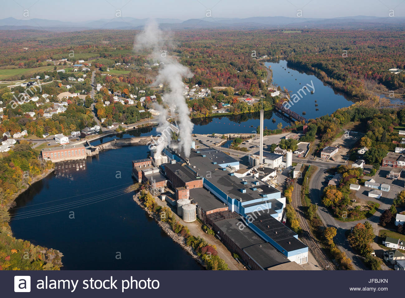 Mill Smoke Smokestack Stock Photos & Mill Smoke Smokestack Stock Images