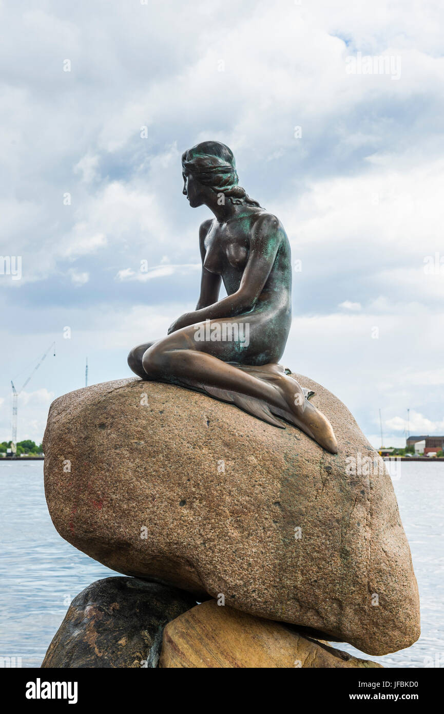 The Little Mermaid (statue), Copernhagen, Denmark Stock Photo - Alamy