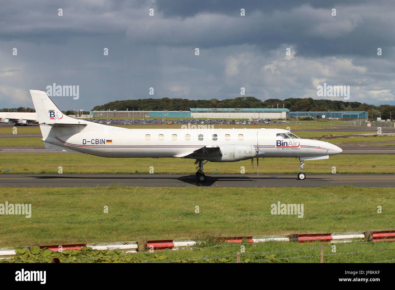 D-CBIN, a Fairchild Swearingen SA-227AT Merlin IVC operated by Bin Air