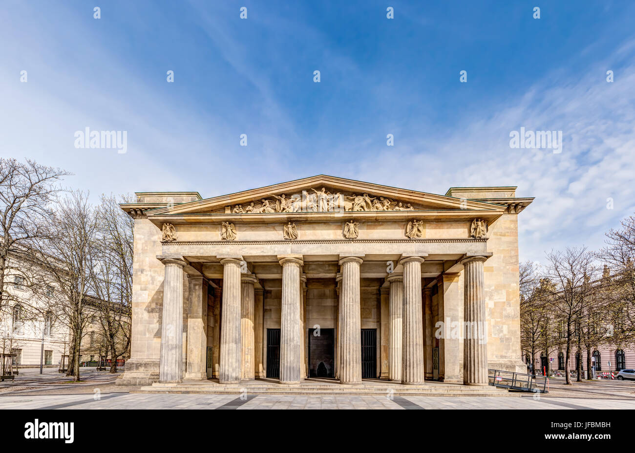 New guardhouse in Berlin Stock Photo