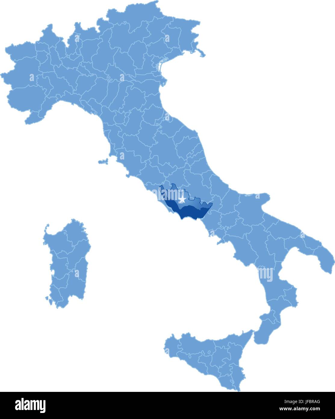 Map of Italy, Latina Stock Vector Image & Art Alamy