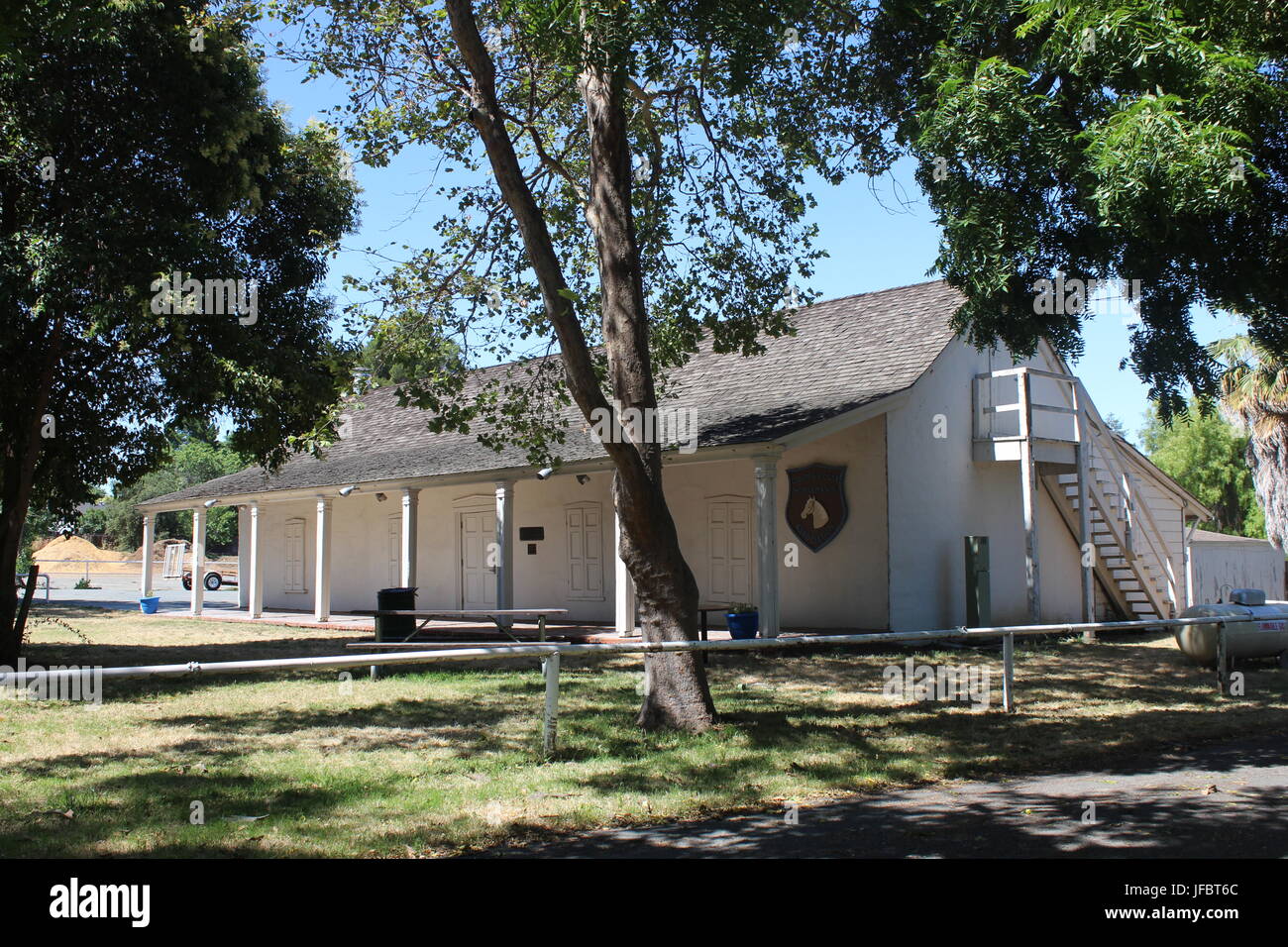 Don Fernando Pacheco Adobe, built 1851, Concord, California Stock Photo