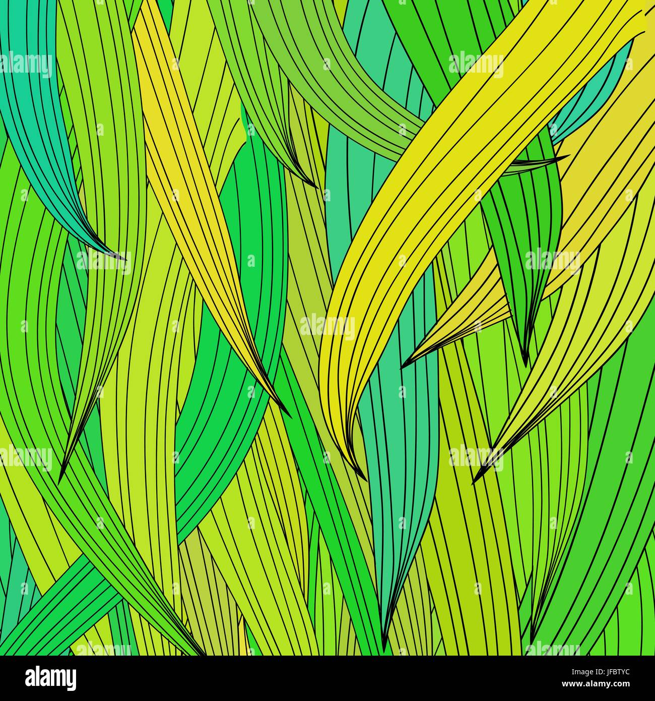 Green Wave Background. Abstract Green Wave Pattern Stock Vector Image ...