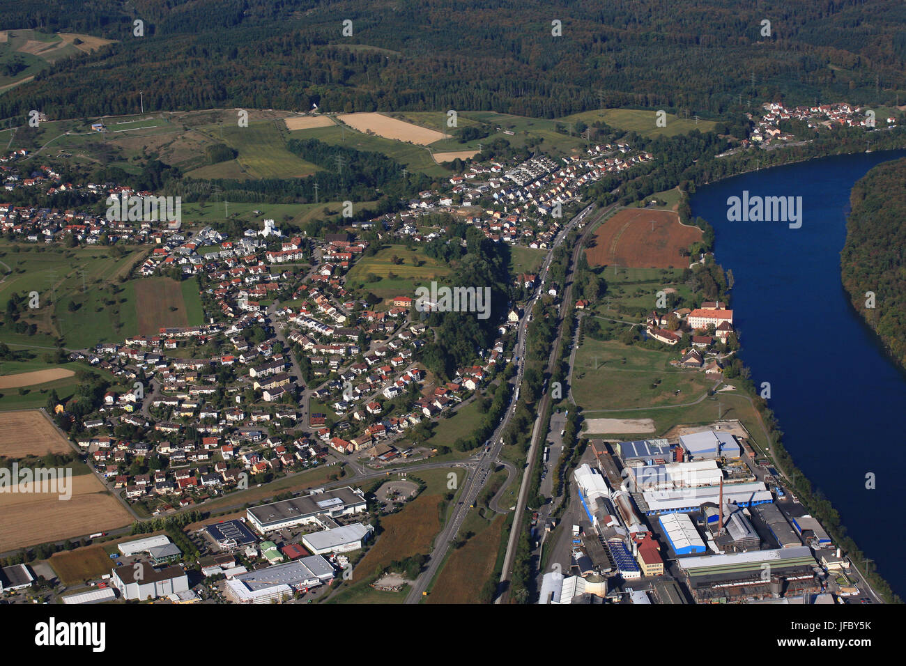 Rheinfelden, district Karsau Stock Photo