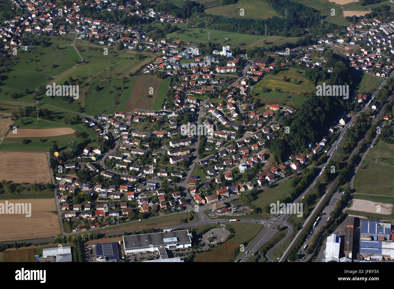 Rheinfelden, district Karsau Stock Photo