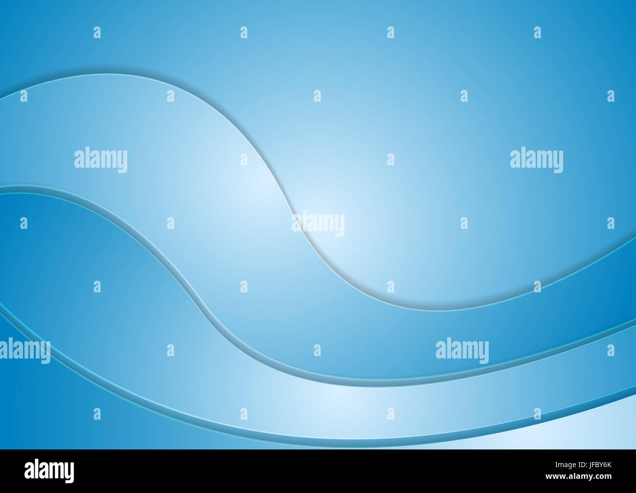 Abstract blue corporate wavy background Stock Photo - Alamy
