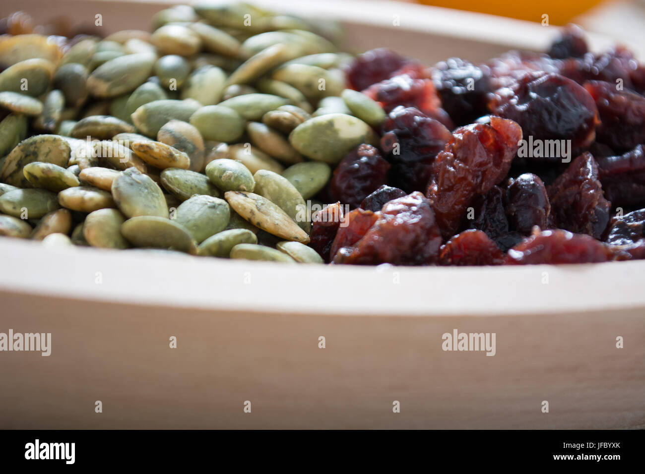 Dry fruit with pumpkin seed Stock Photo