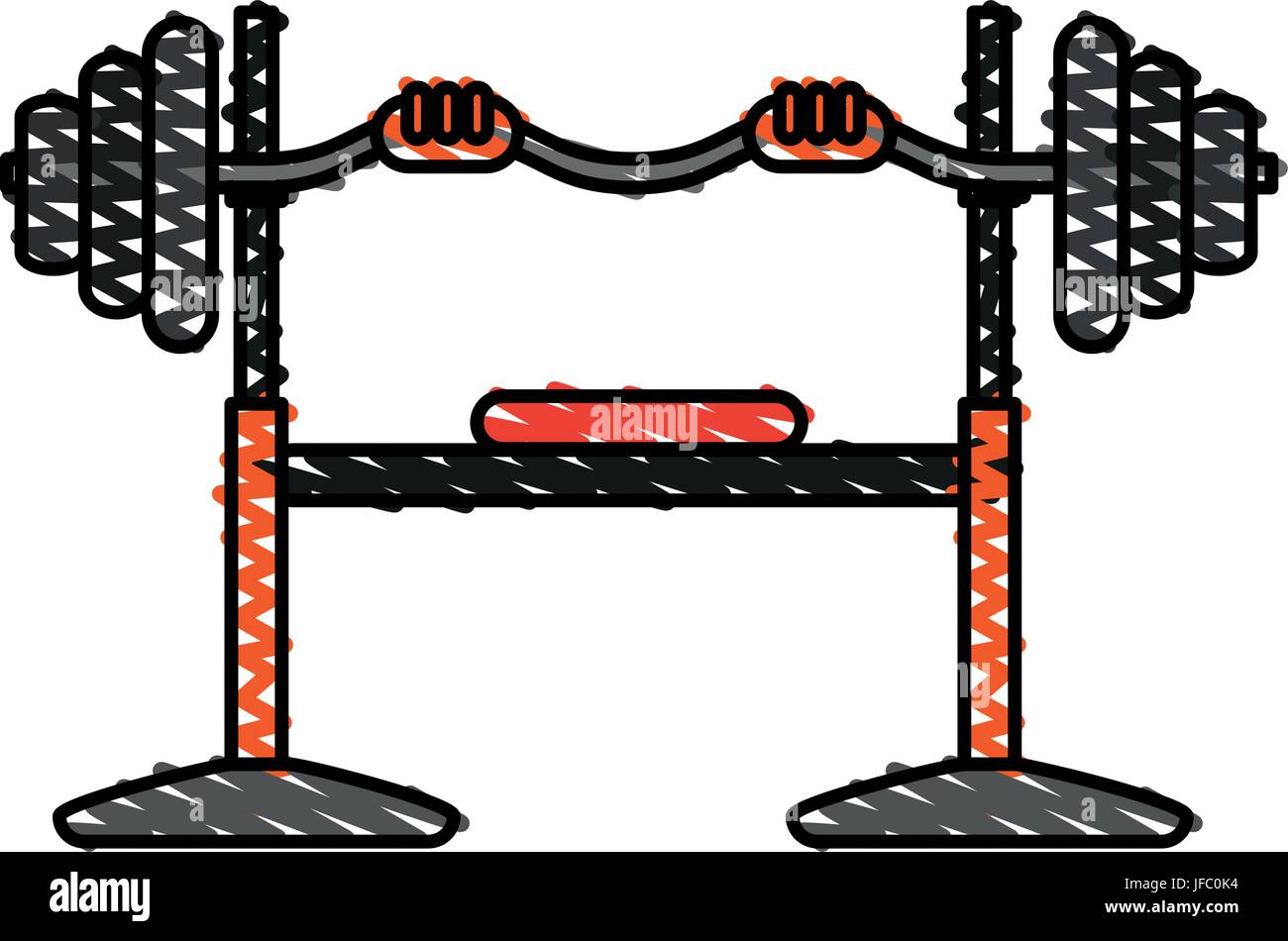 barbell vector illustration Stock Vector Image & Art Alamy