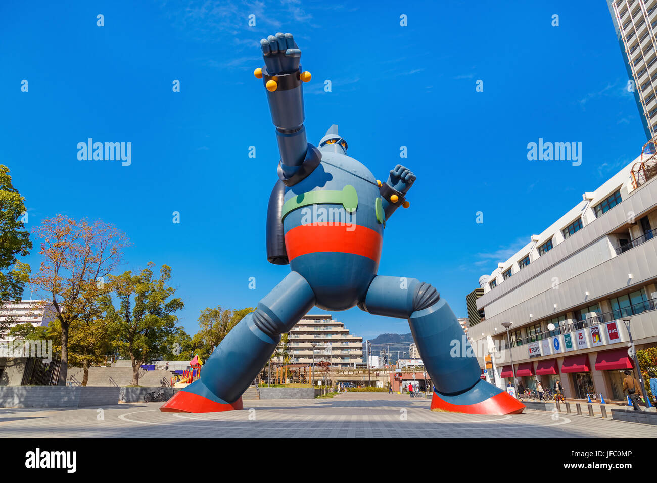 Gigantor Robot Statue in Kobe, Japan Stock Photo Alamy