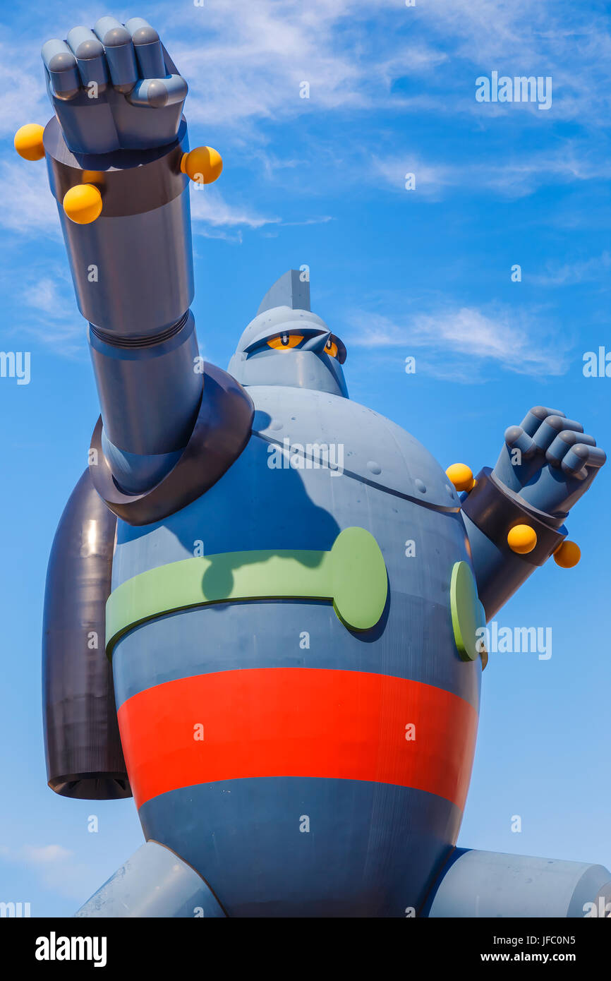 Gigantor Robot Statue in Kobe, Japan Stock Photo Alamy