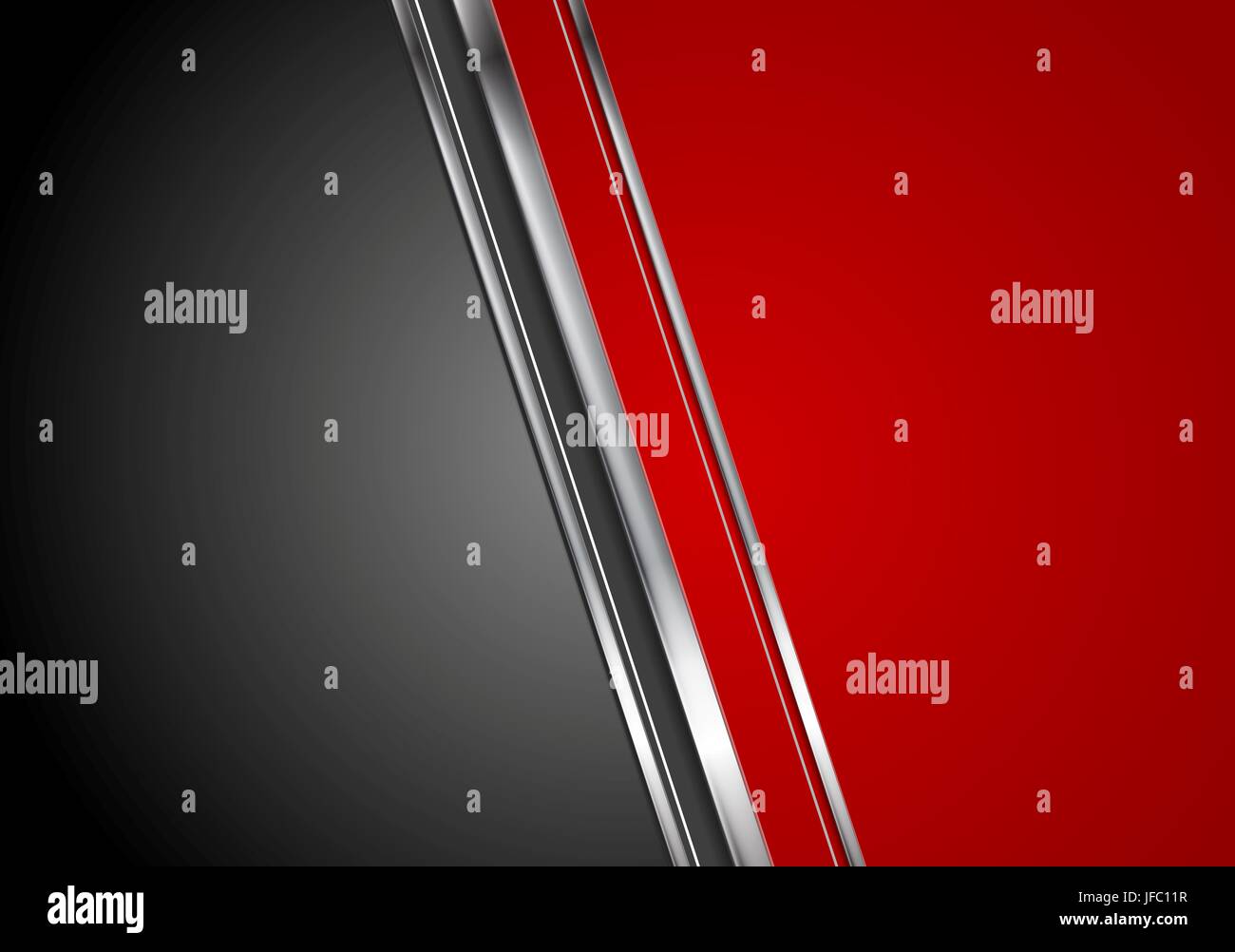Contrast red black tech background Stock Photo