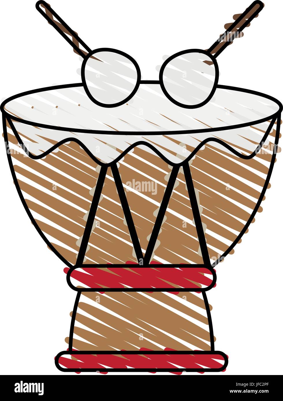 Drum musical instrument Stock Vector Image & Art - Alamy