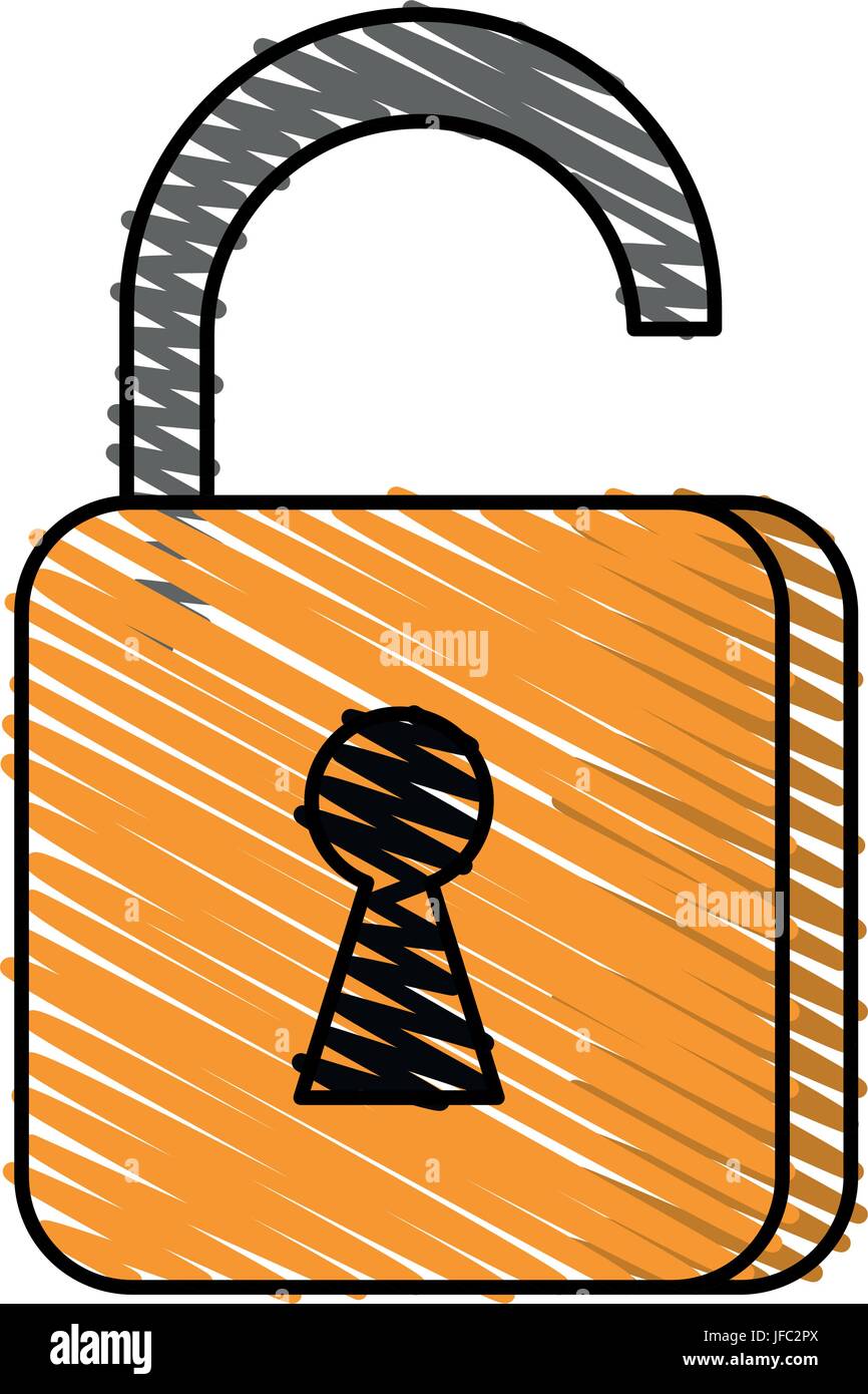 Key symbol door lock safety vector illustration accessibility hires