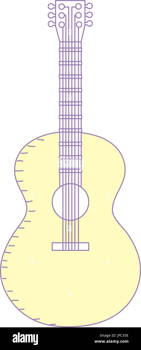 acoustic guitar play music instrument Stock Vector Image & Art - Alamy