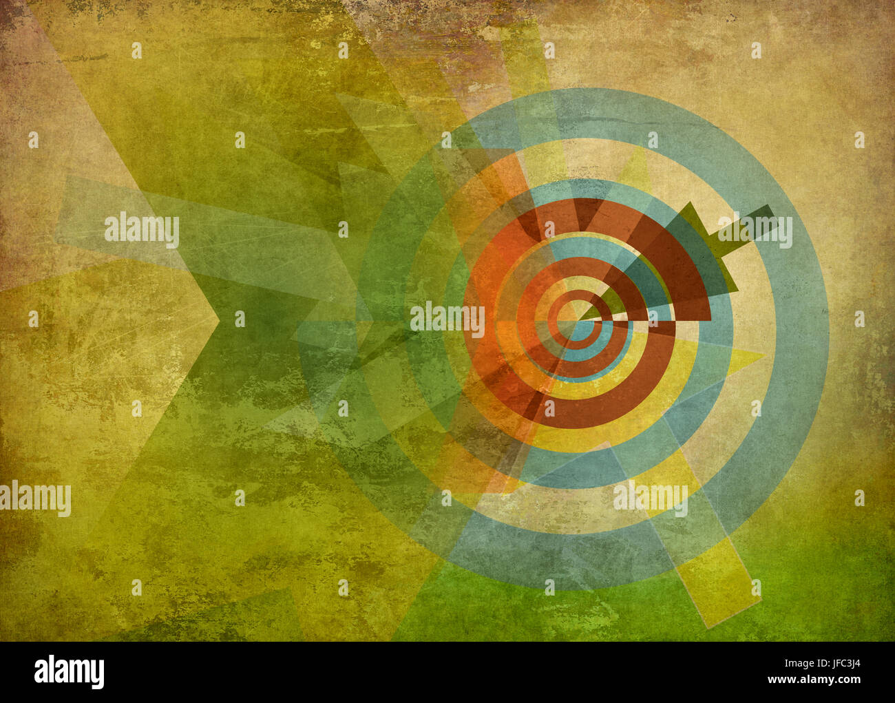 abstract target concept background Stock Photo