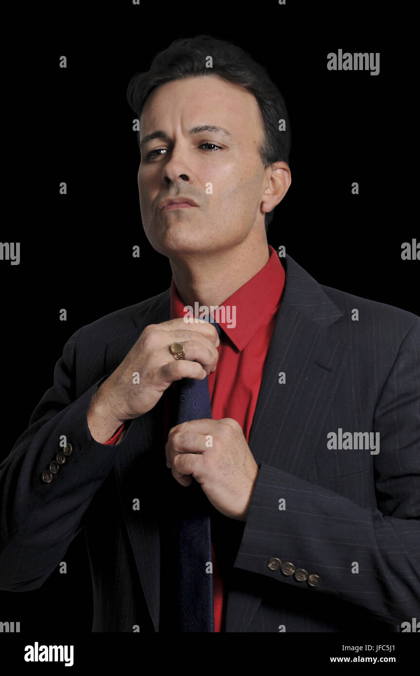 Business Man in a Suit Stock Photo - Alamy