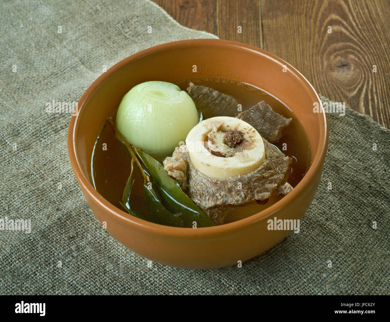 Goat meat pepper soup Stock Photo