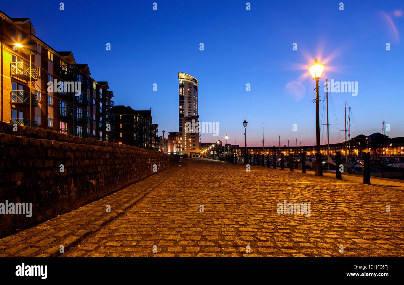 Swansea night city hires stock photography and images Alamy