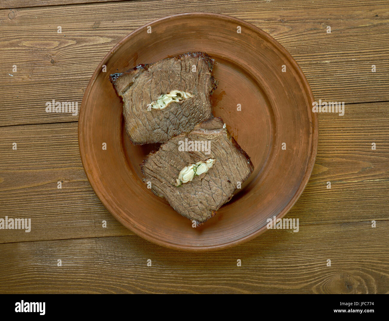 Carpet Bag Steak Stock Photo Alamy