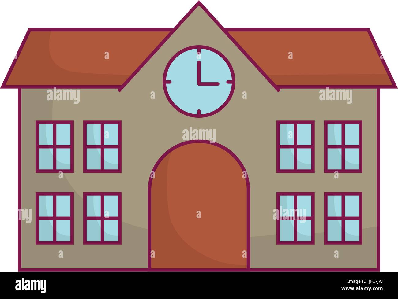 school building icon Stock Vector Image & Art - Alamy