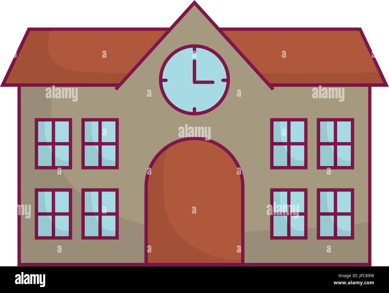 school building icon Stock Vector Image & Art - Alamy