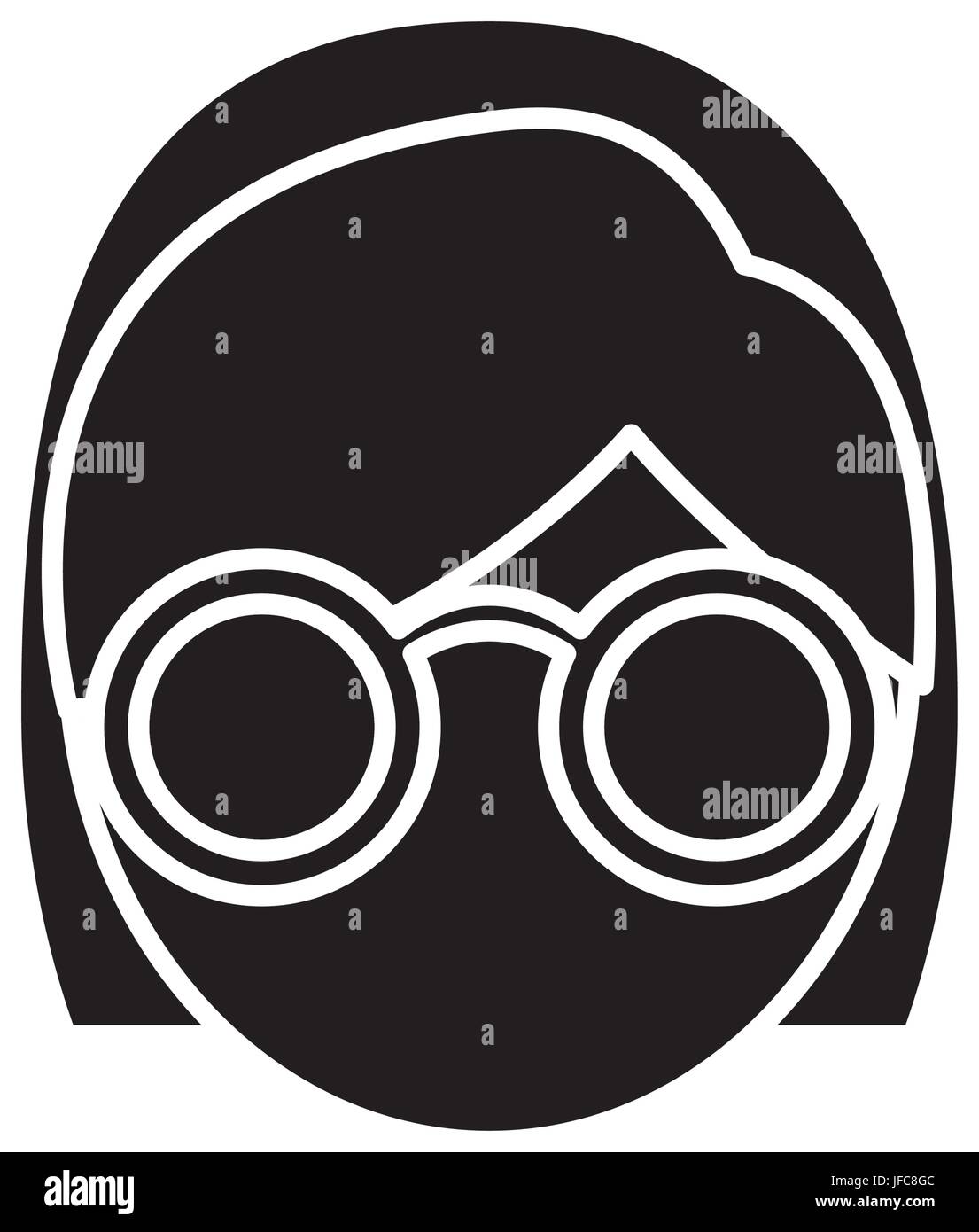 woman with glasses icon Stock Vector Image & Art - Alamy