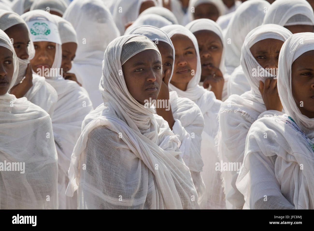 2009 Timkat, the Orthodox Epiphany, celebrations in Addis Abeba, Ethiopia. Stock Photo
