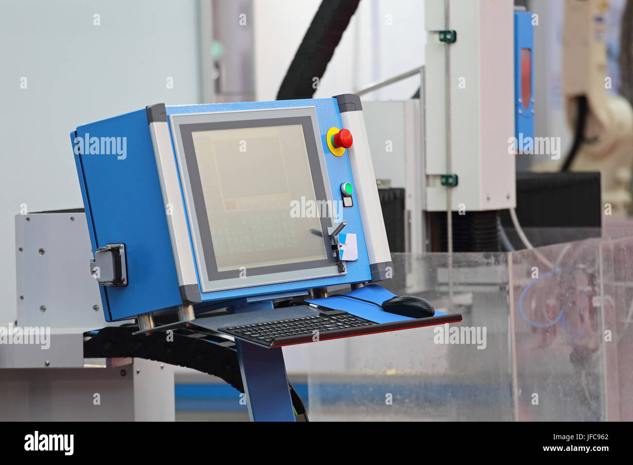 Computer Machine Control Stock Photo Alamy