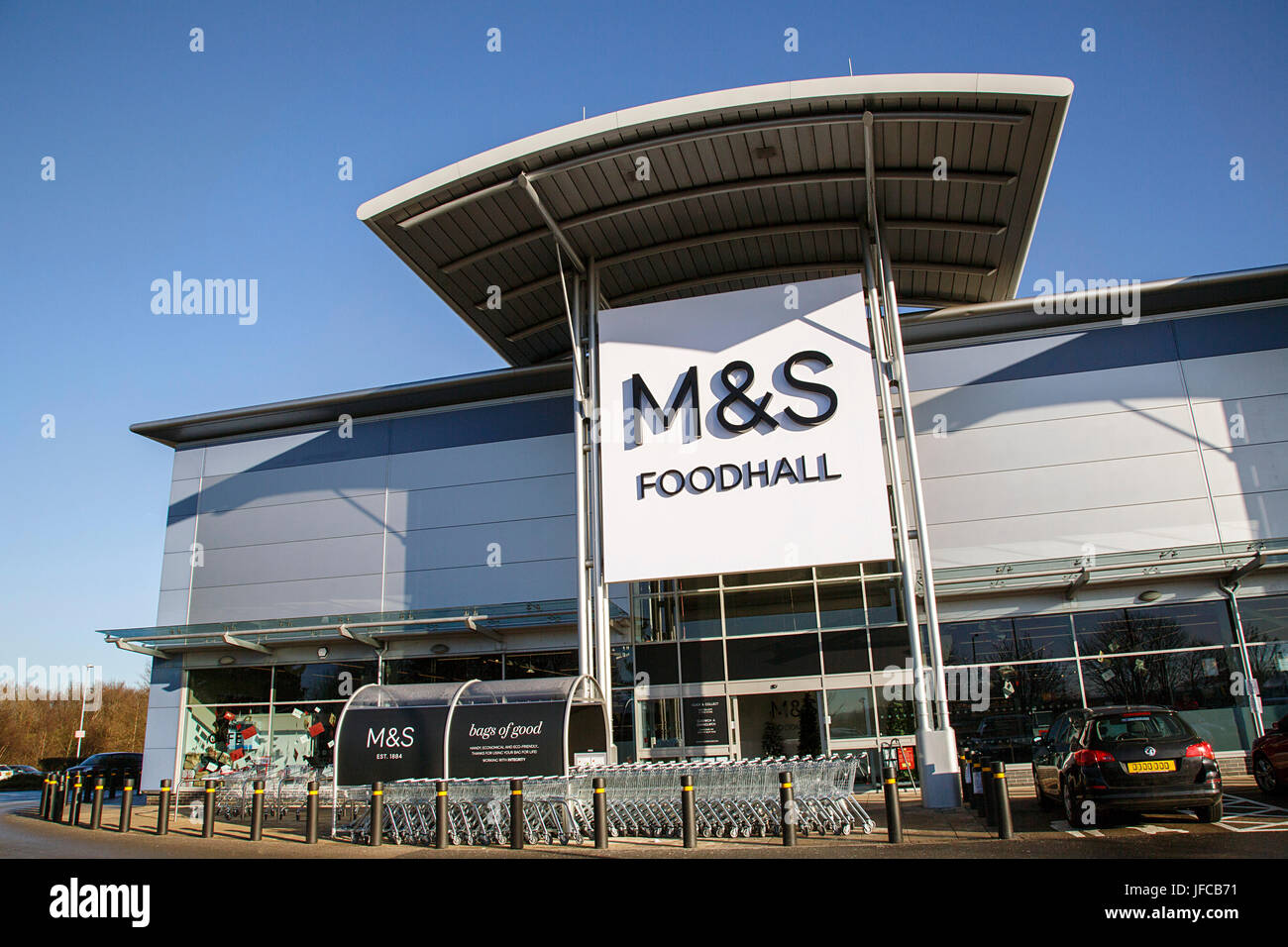 Marks and Spencer - Food Hall Stock Photo