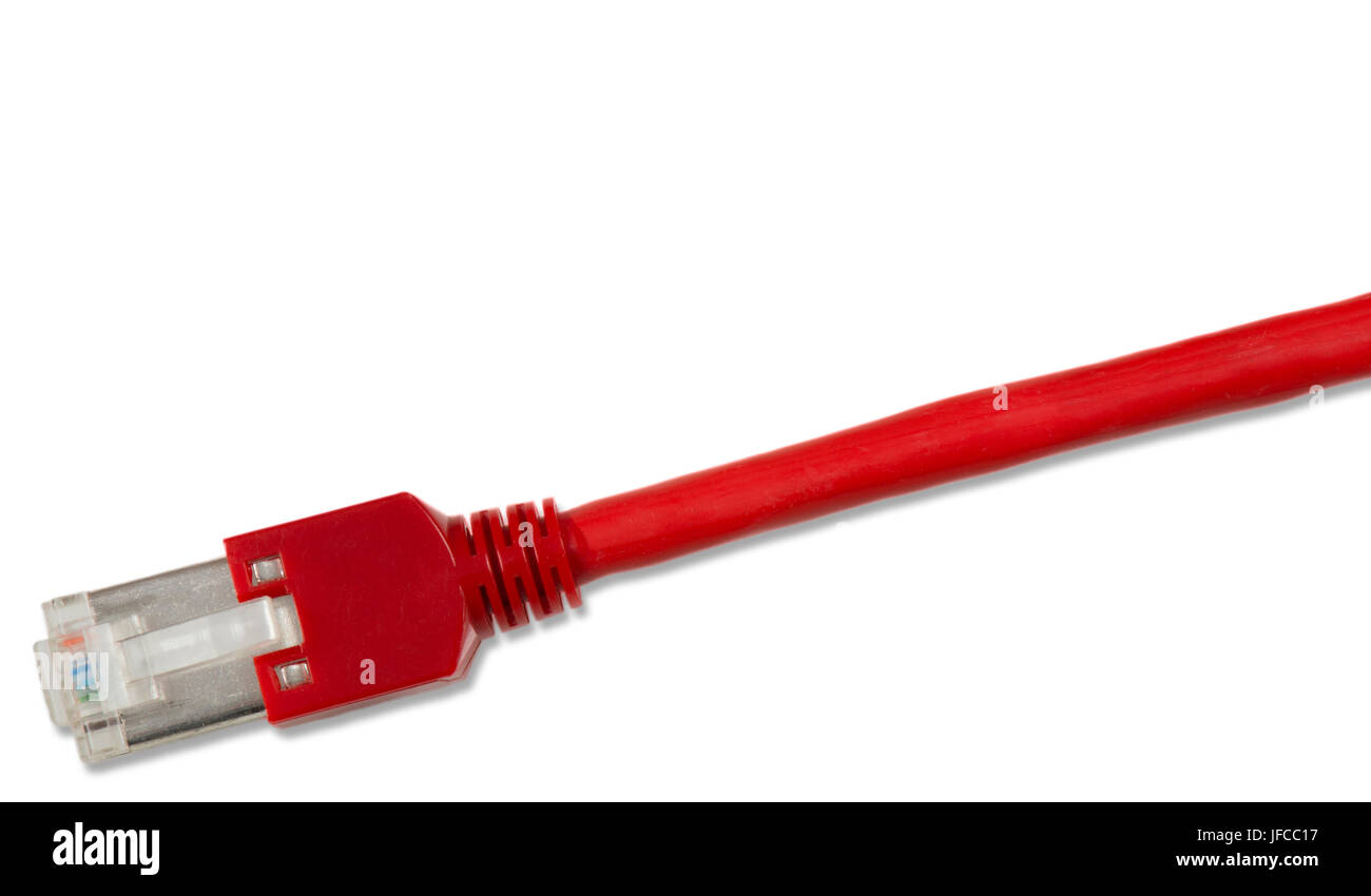 Network cable Cat6 RJ45 Stock Photo - Alamy