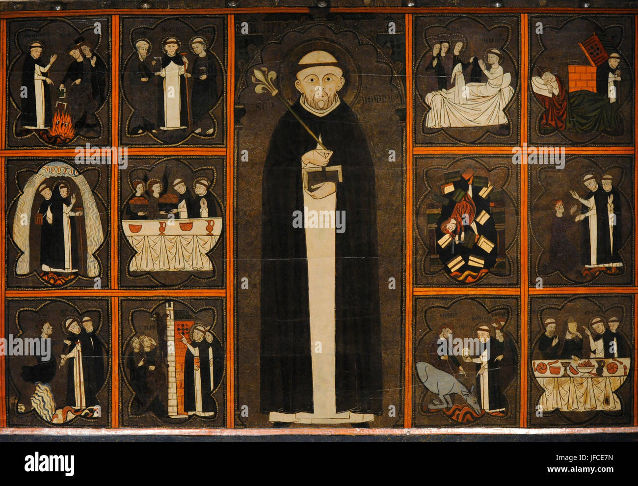 Panel of Saint Dominic, first quarter of 14th century. Gothic