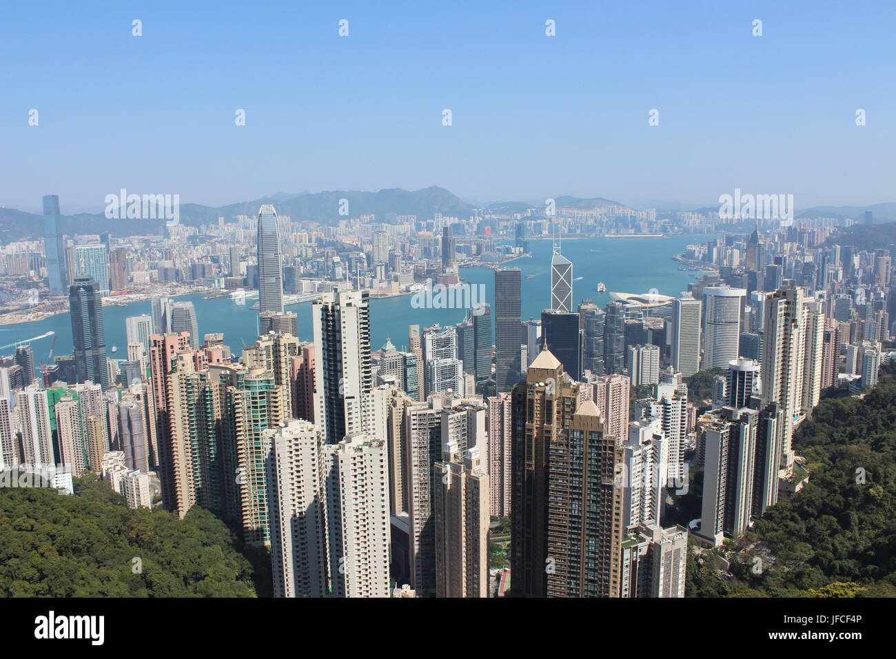 Victoria peak hong kong gardens hi-res stock photography and images - Alamy